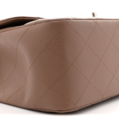Chanel Caviar Quilted Jumbo Single Flap Brown 8 of 10