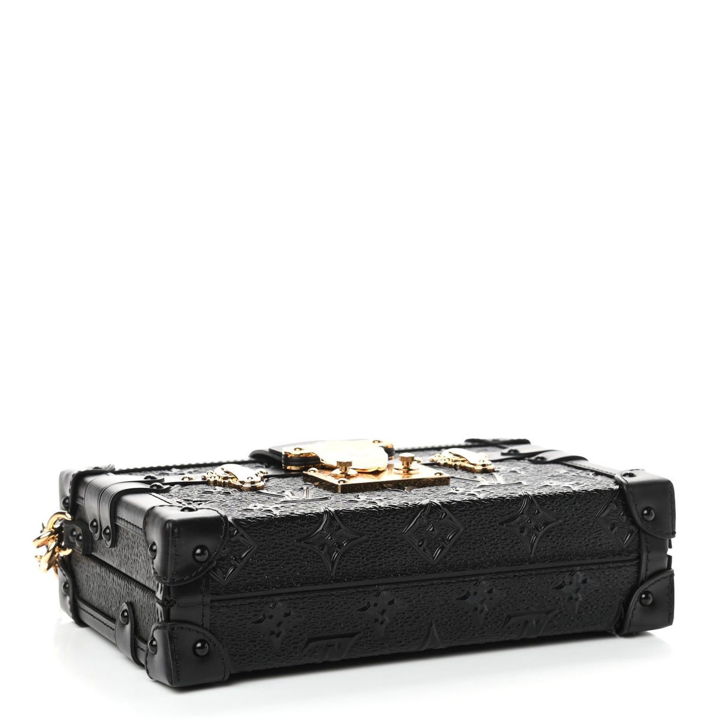 Midnight Canvas Petite Malle Black