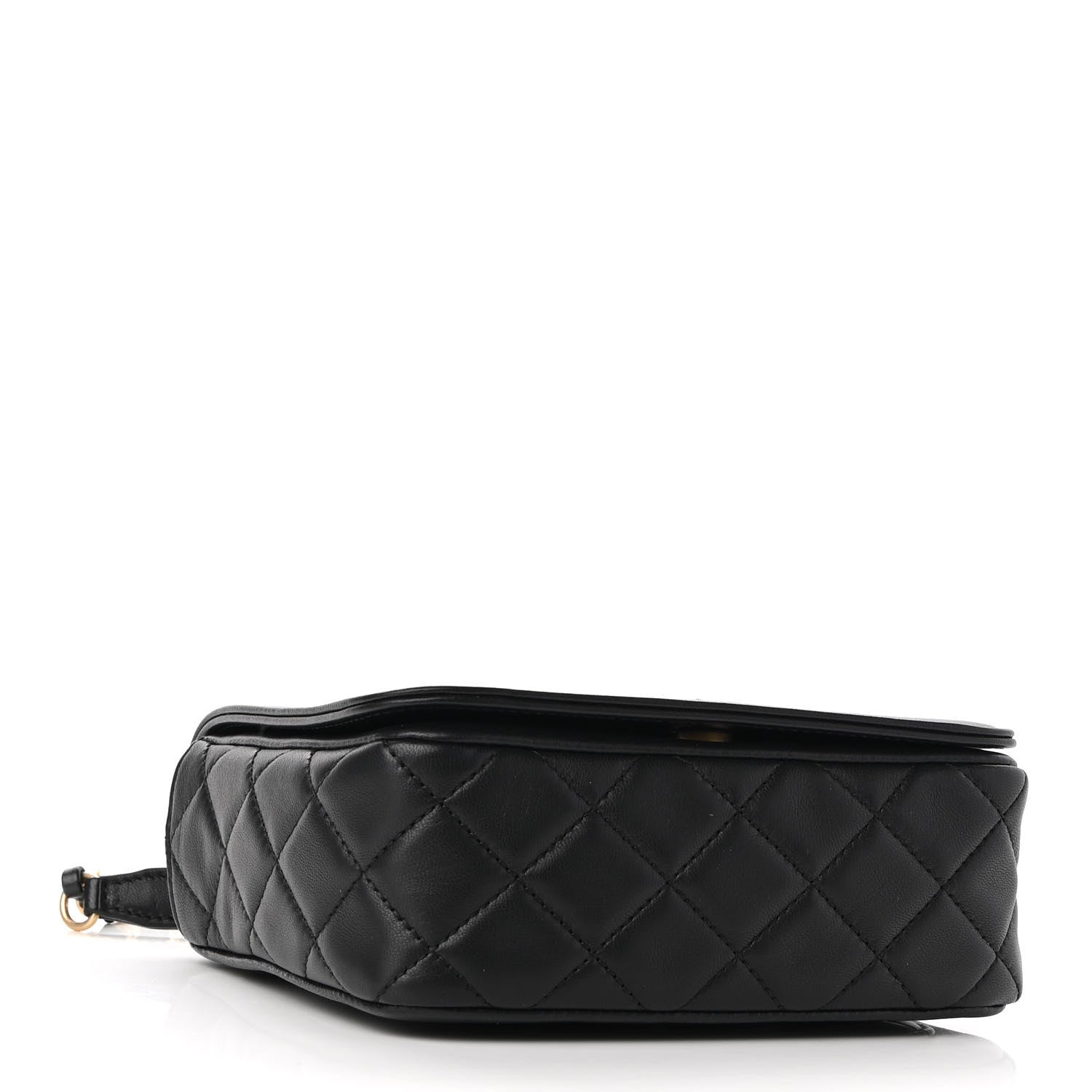 Chanel Lambskin Quilted Lucky Charms CC Crossbody Messenger Flap Black 4 of 10