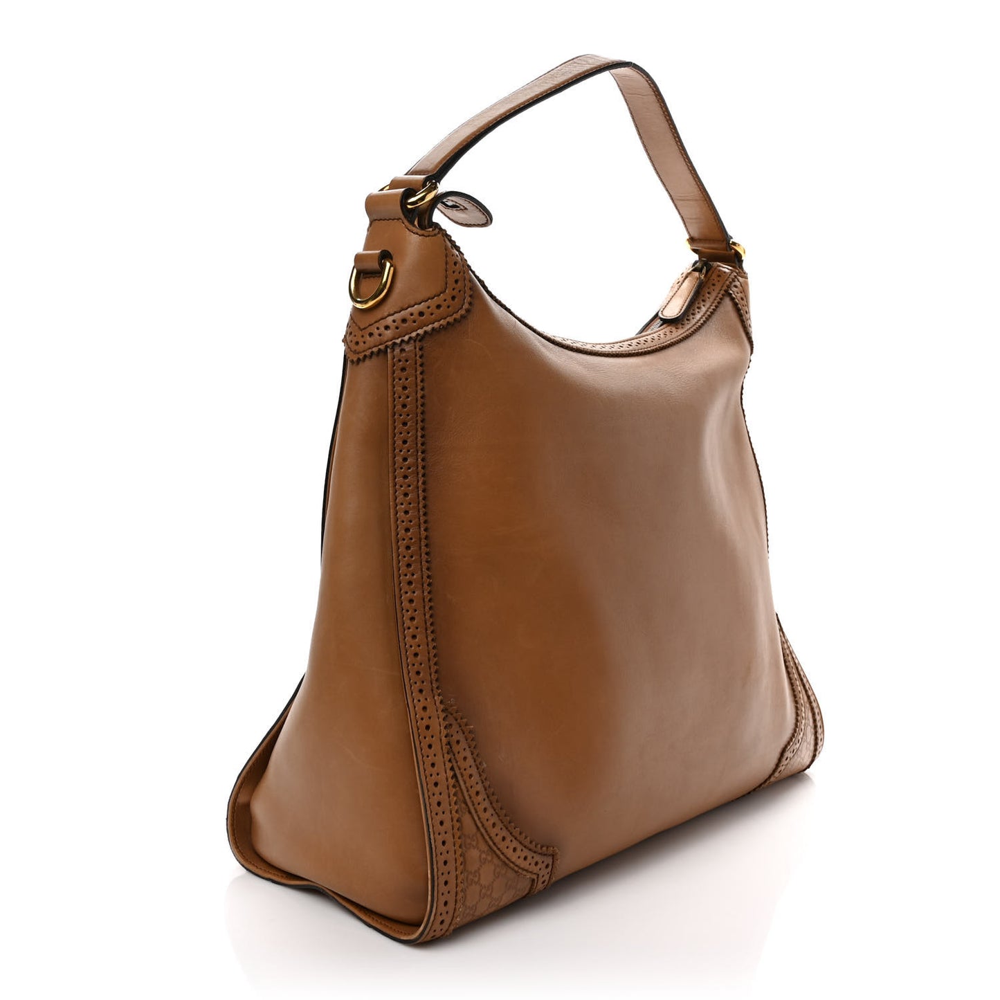 Calfskin Duilio Brogue Hobo Honey