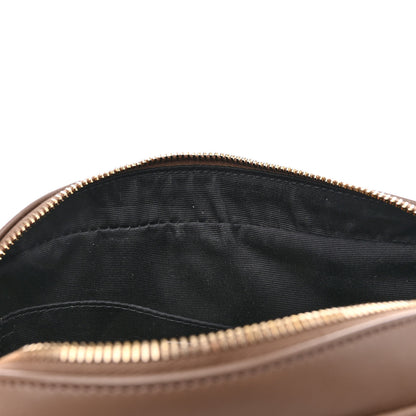 Saint Laurent Calfskin Matelasse Monogram Lou Camera Bag Taupe 12 of 12