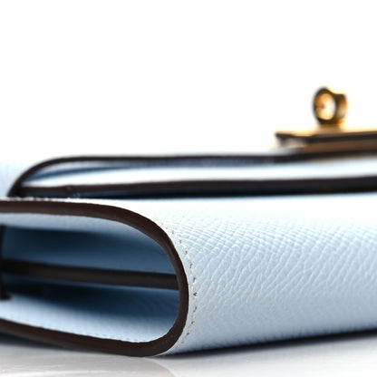 Hermes Epsom Kelly Wallet To Go Bleu Brume 8 of 9