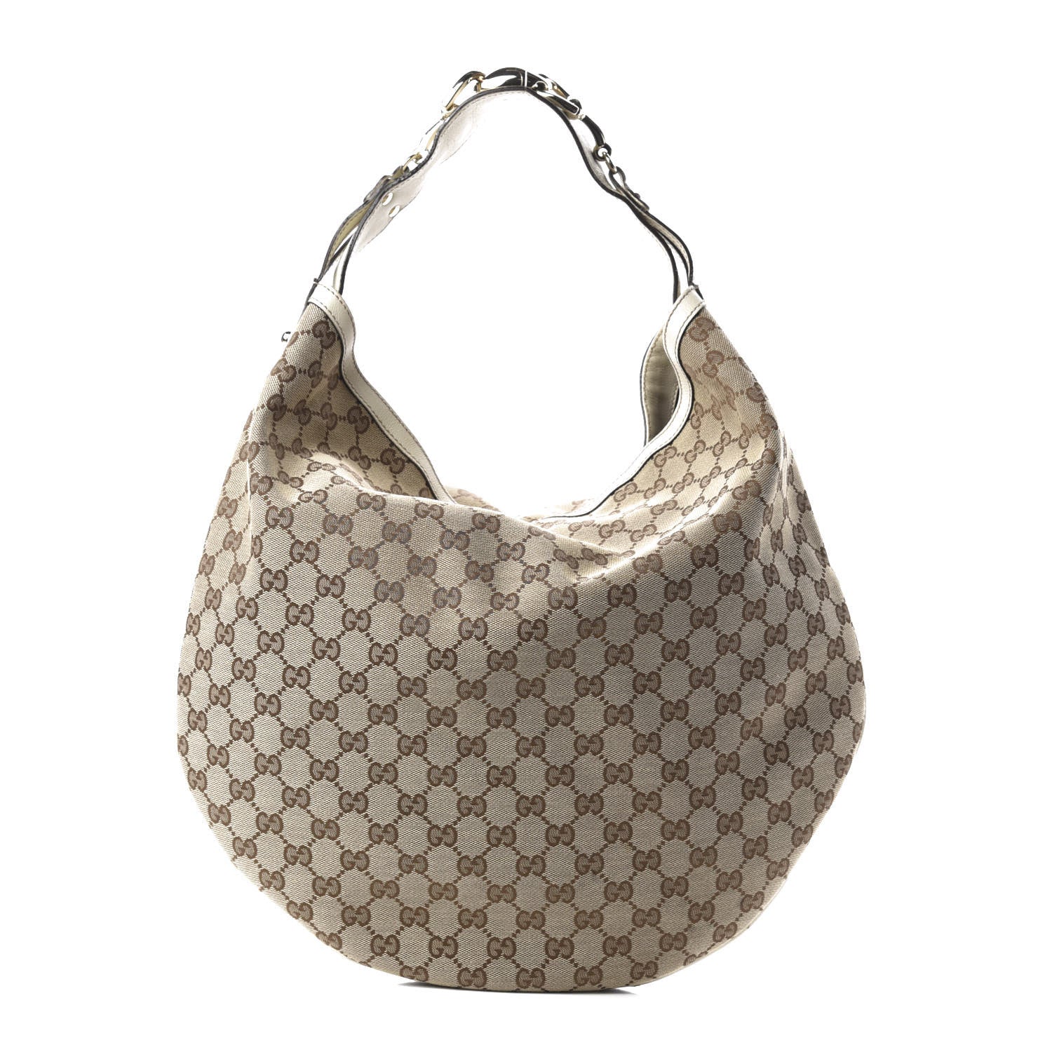 Gucci Monogram Large Wave Hobo Off White 1 of 12