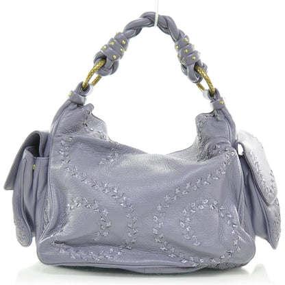 Bottega Veneta Cervo Deerskin and Python Cocker Hobo 4 of 9