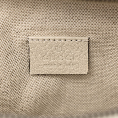 Gucci Grained Calfskin Logo Belt Bag White 6 of 10