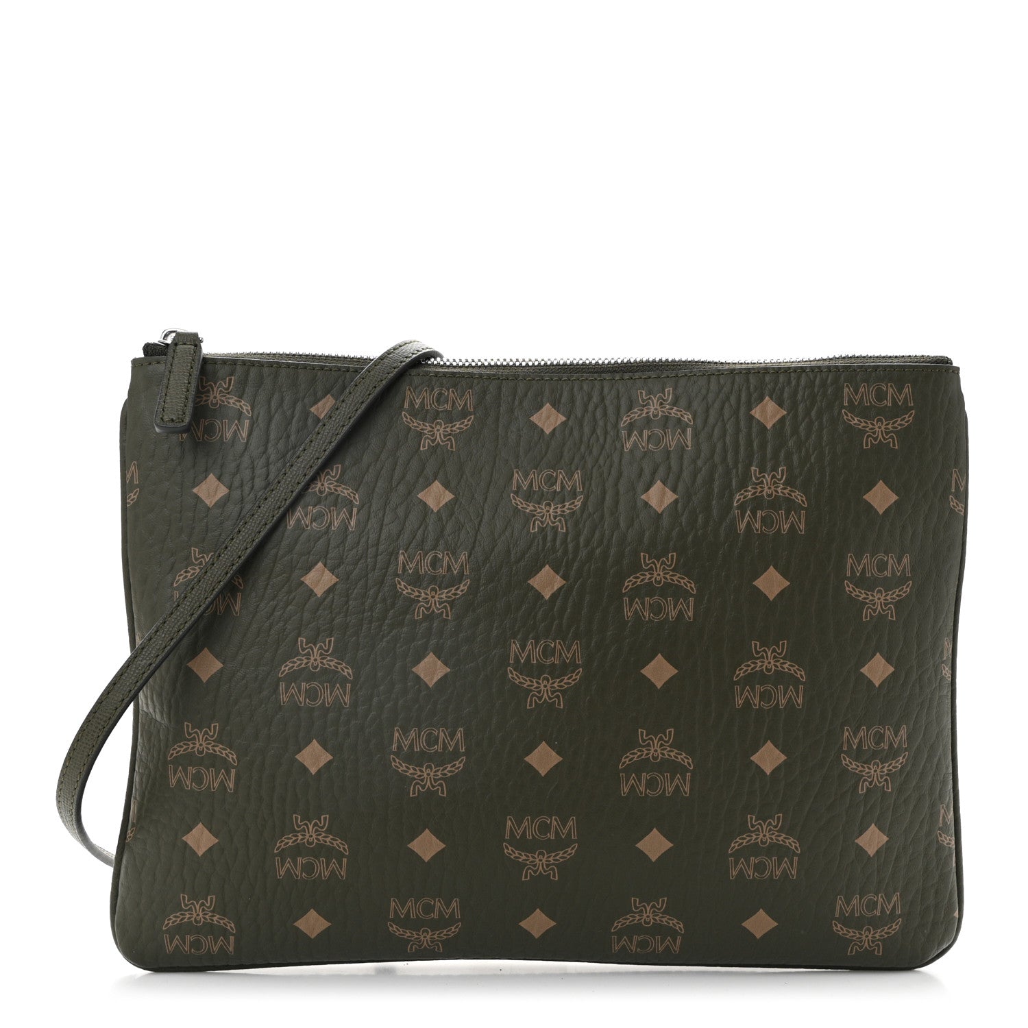MCM Visetos Medium Crossbody Pouch Sea Turtle 1 of 9