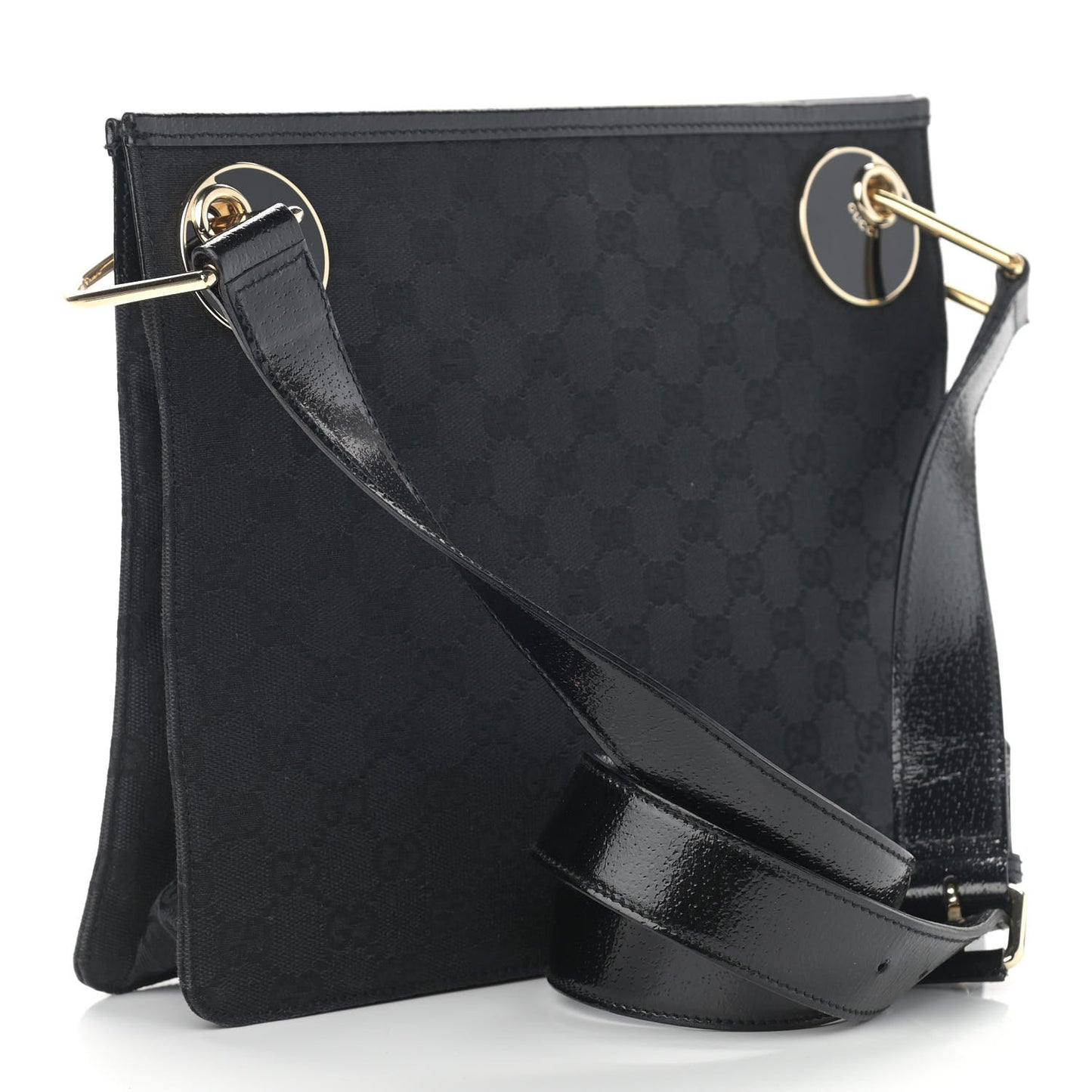 Monogram Eclipse Messenger Bag Black