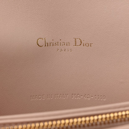 Christian Dior Lambskin Cannage Lady Dior Chain Wallet Beige 7 of 11