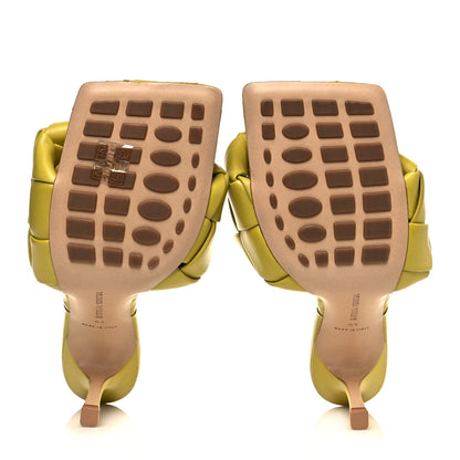 Bottega Veneta Nappa Maxi Intrecciato Lido 90mm Mule Sandals 41 Acid 5 of 8