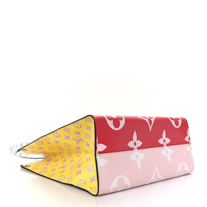 Louis Vuitton Monogram Giant Onthego GM Rouge Rose 4 of 8