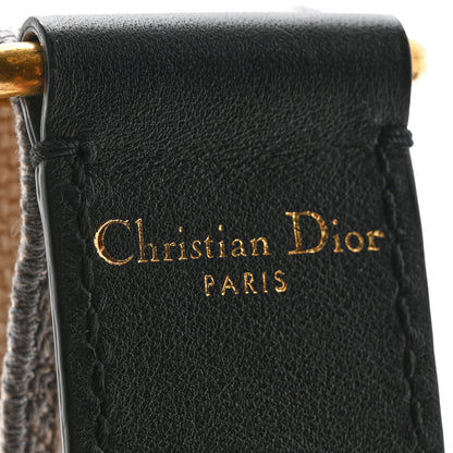Christian Dior Canvas Embroidered Shoulder Strap Grey 3 of 4
