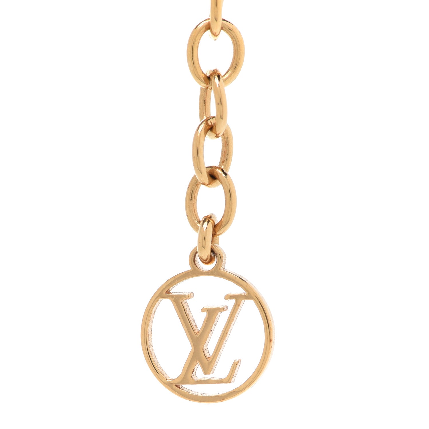 Louis Vuitton Essential V Necklace Gold 8 of 8