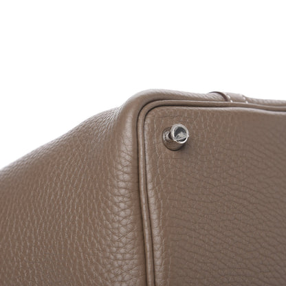Hermes Taurillon Clemence Picotin Lock 18 PM Etoupe 7 of 9