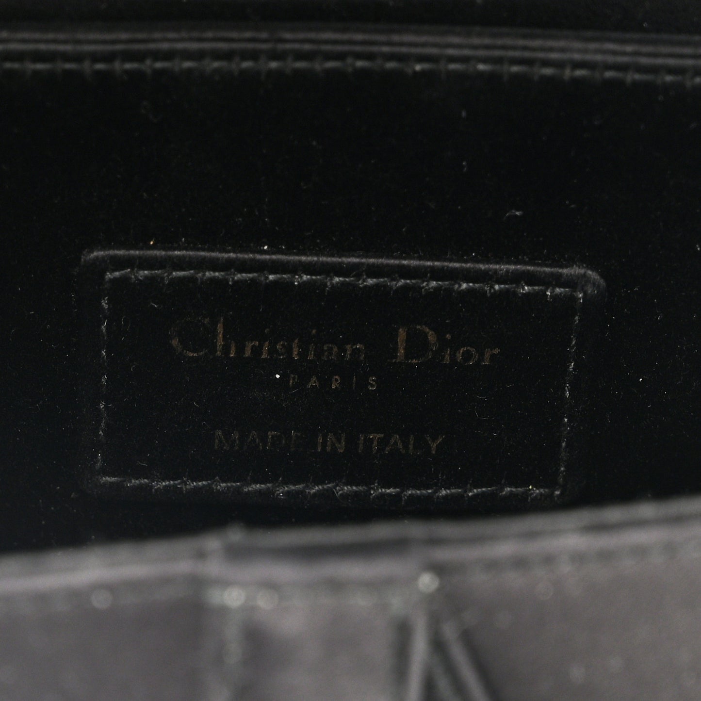 Satin Crystal Mini Saddle Bag Black