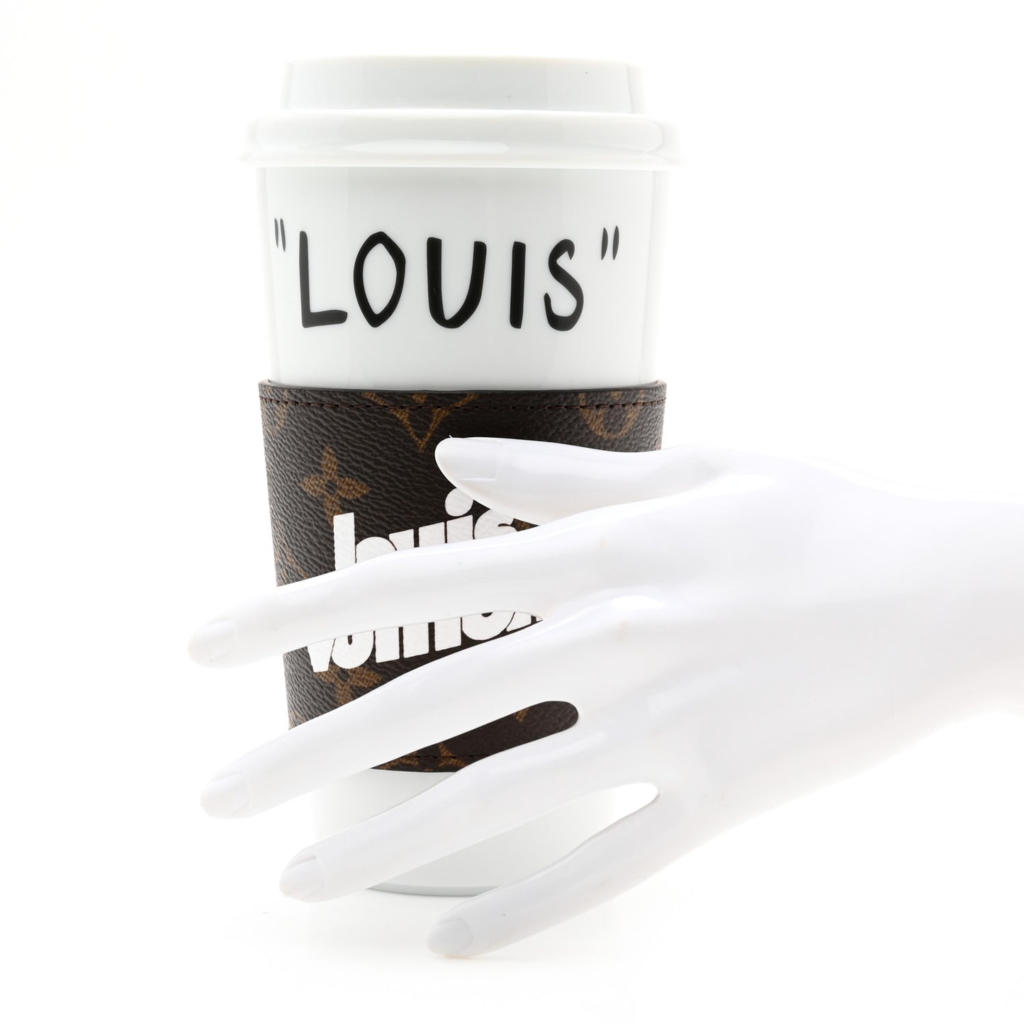 Calfskin Monogram Louis LV Cup