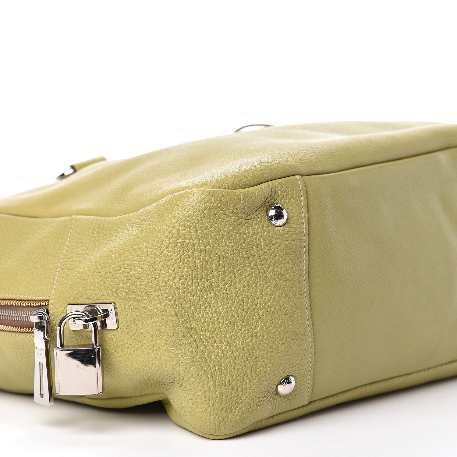 Prada Vitello Daino Satchel Cedro 9 of 15