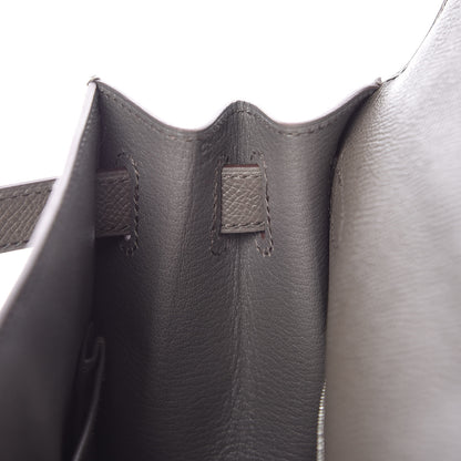 Hermes Epsom Kelly Sellier 28 Etain 13 of 37