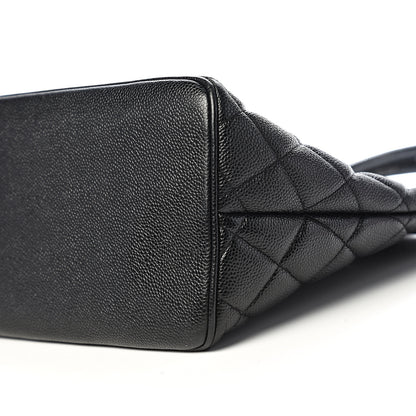 Chanel Caviar Quilted Medallion Tote Black 8 of 9