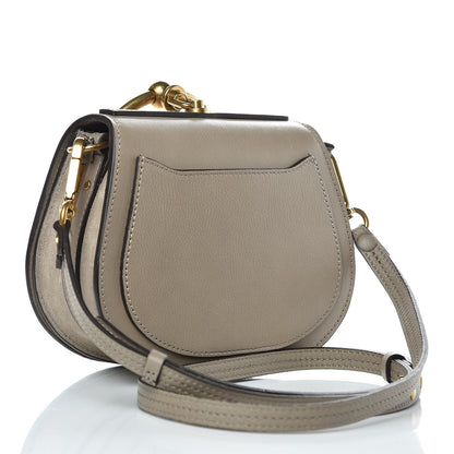 Chloe Calfskin Suede Small Nile Bracelet Bag Motty Grey 3 of 8