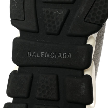 Balenciaga Sweatshirt Knit Bi-Color Sole Womens Speed Sneakers 38 Grey White Black 7 of 8