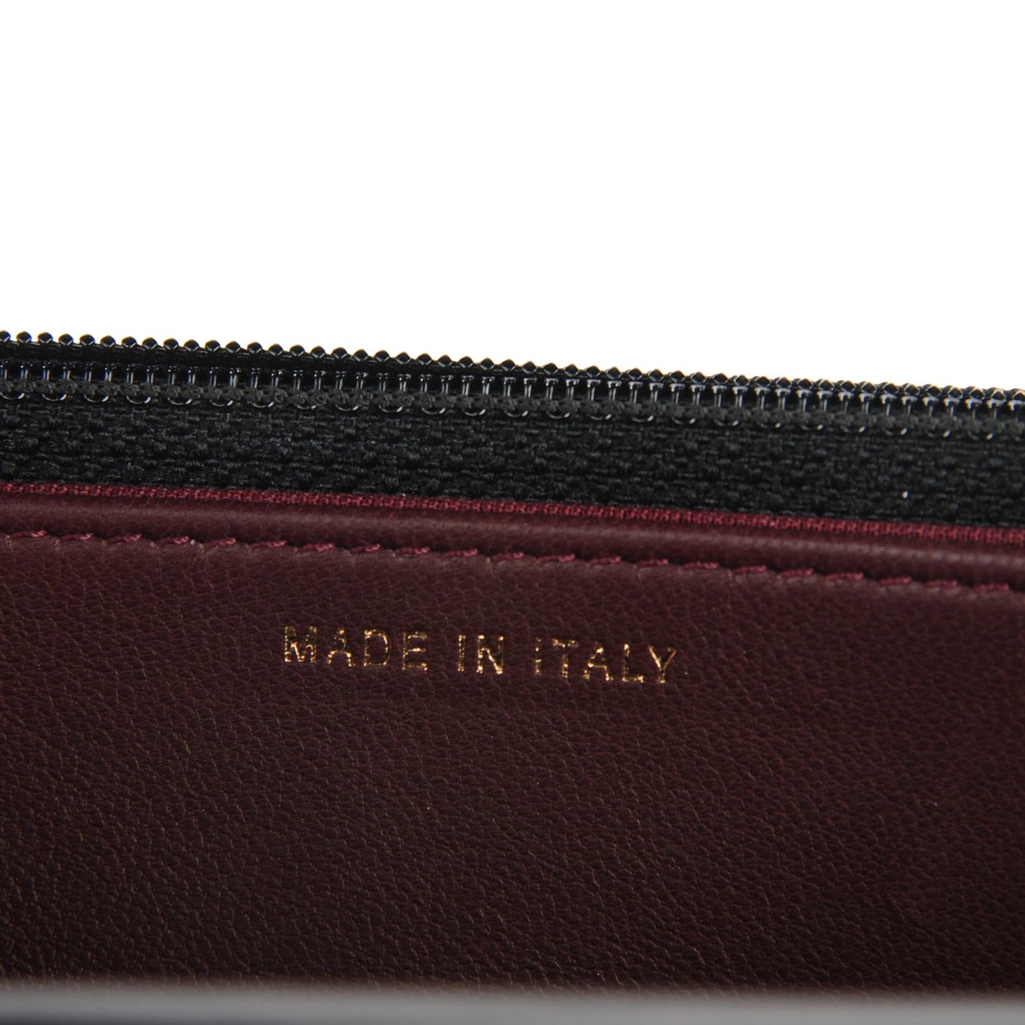 Aged Calfskin Reissue Wallet On Chain WOC Black