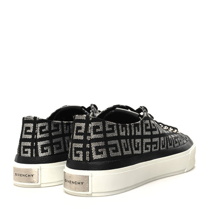 Givenchy Jacquard City Sport 4G Sneakers 40 Black Silver 4 of 9