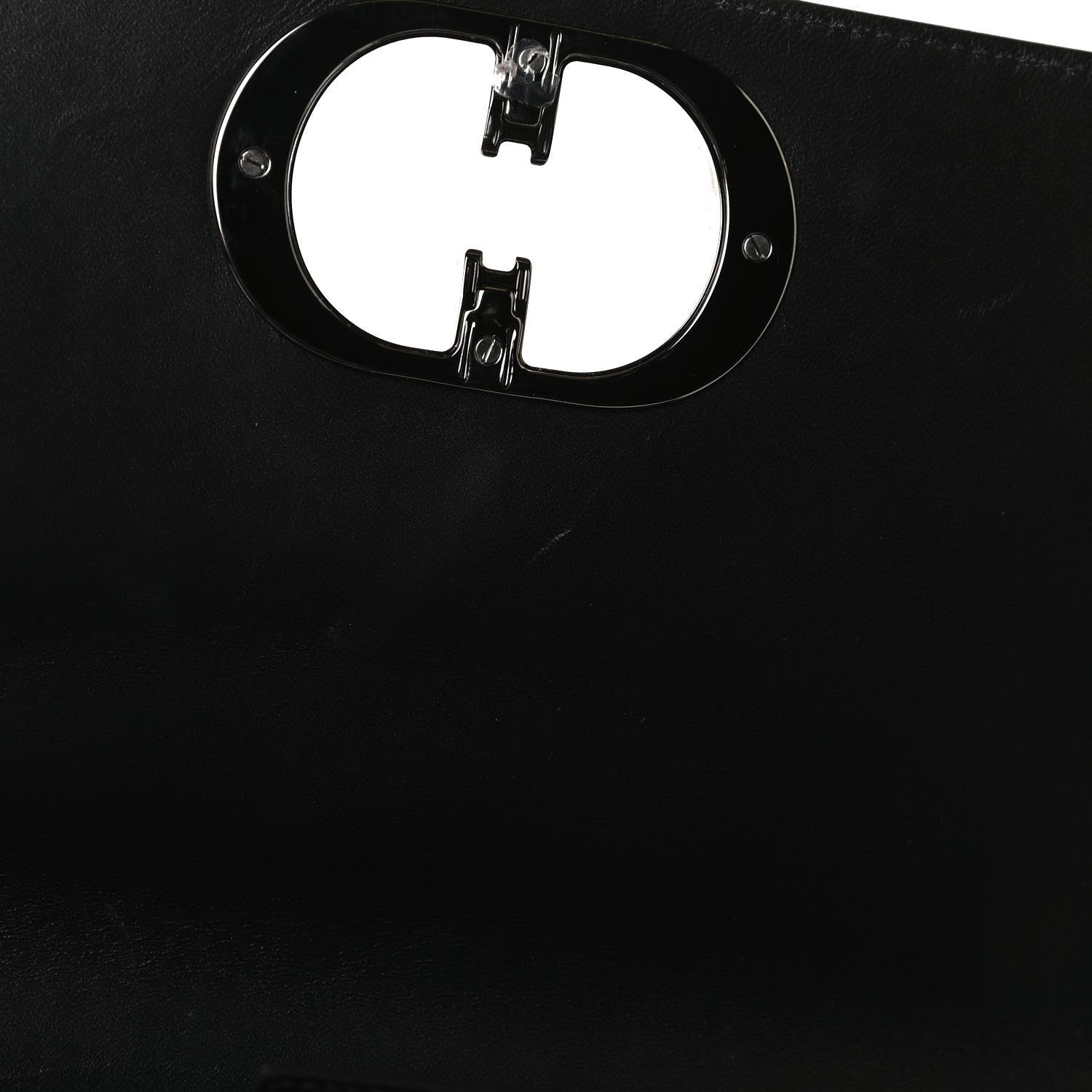 Christian Dior Crinkled Patent Lambskin Cannage Medium Caro Bag Black 12 of 16