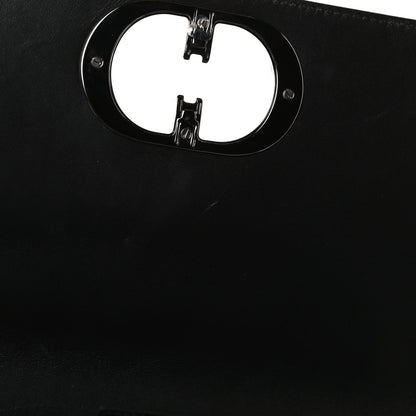 Christian Dior Crinkled Patent Lambskin Cannage Medium Caro Bag Black 12 of 16