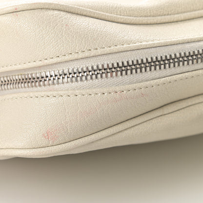 Saint Laurent Lambskin Monogram Small Lou Camera Bag White 11 of 13
