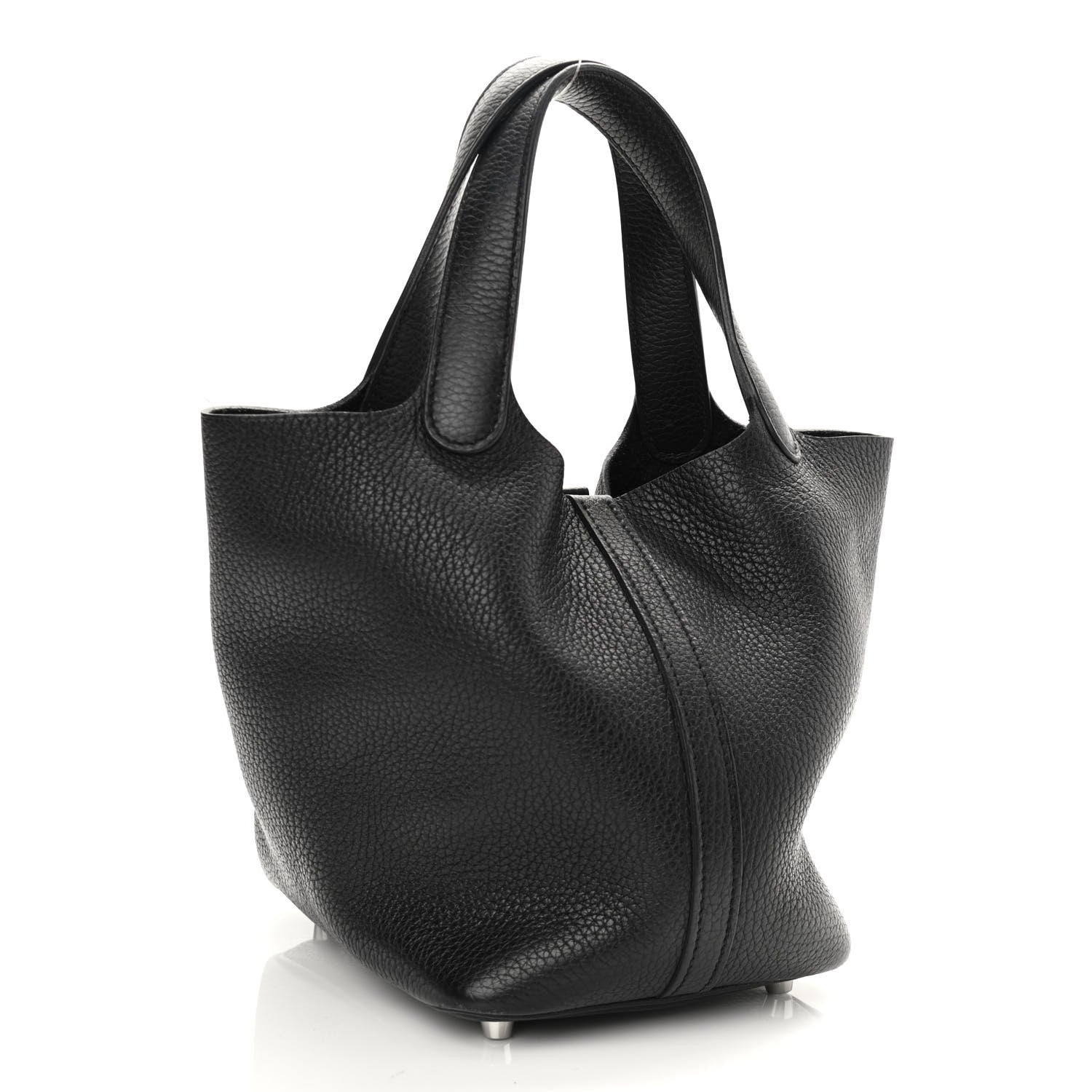 Hermes Taurillon Clemence Picotin Lock 18 PM Black 3 of 11