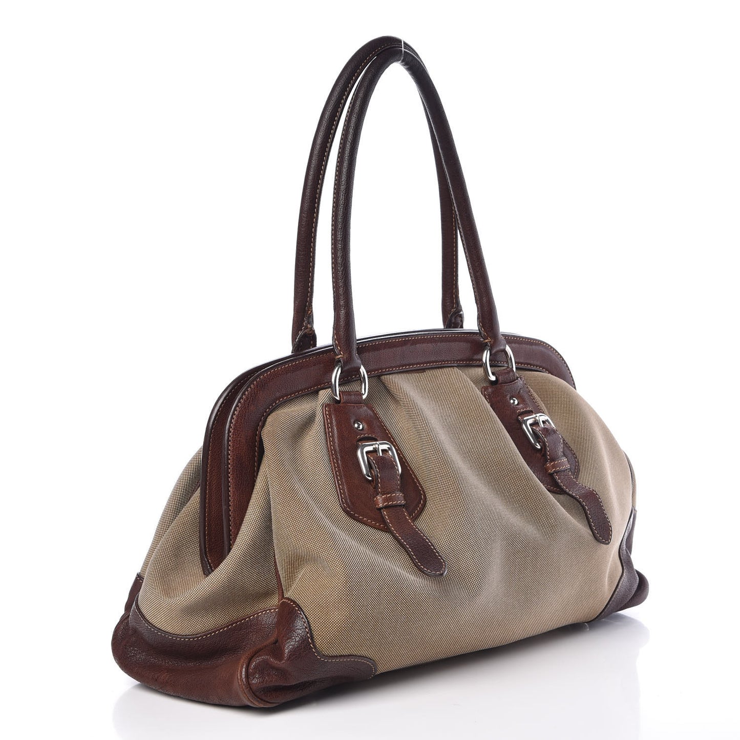 Jacquard Logo Frame Brown