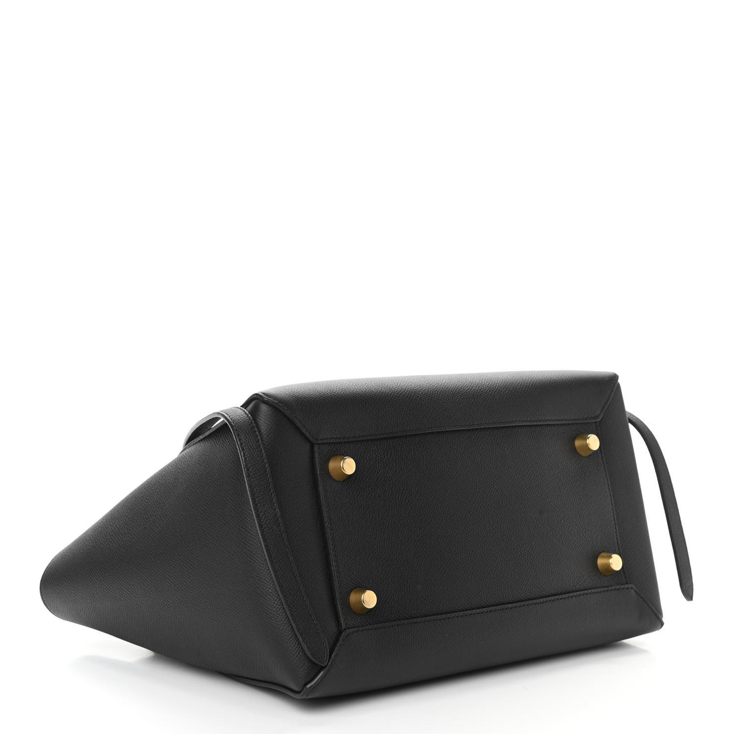 Grained Calfskin Mini Belt Bag Black