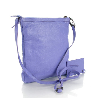 Balenciaga Agneau Classic Hardware Flat Crossbody Mauve 3 of 7