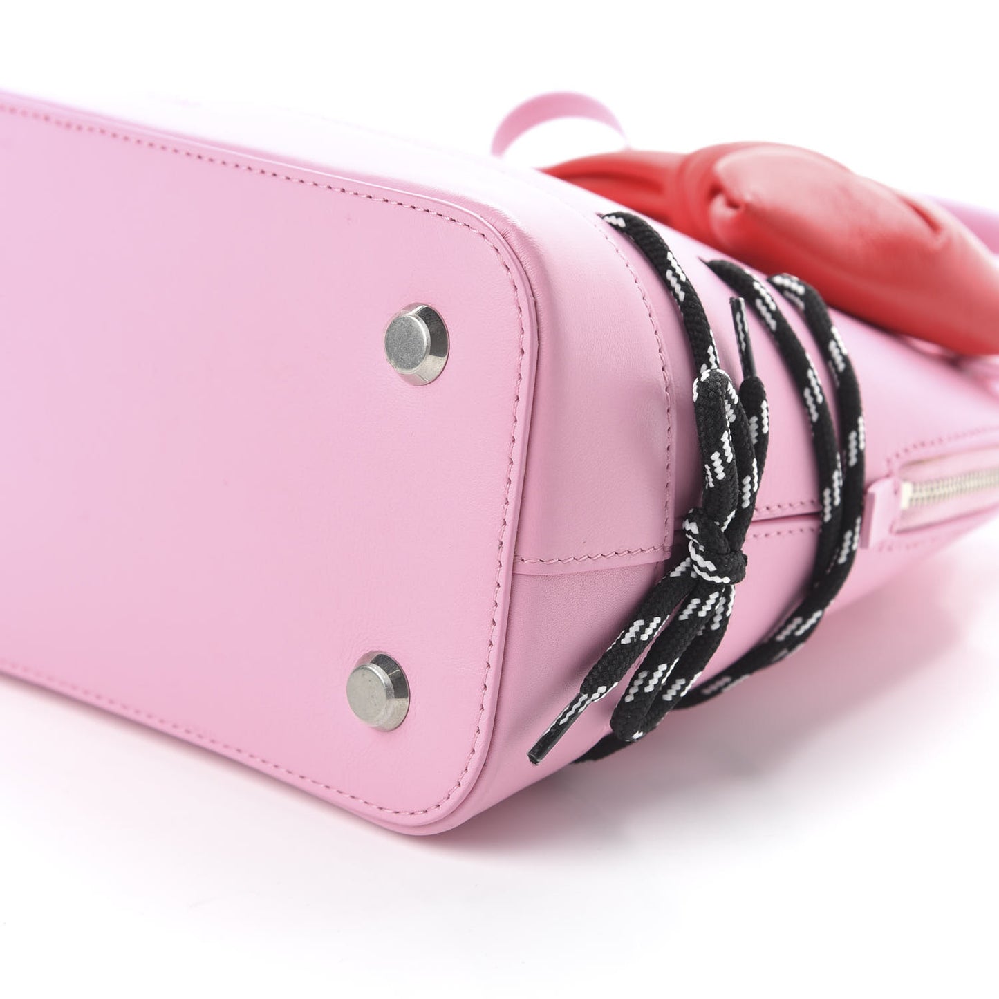 Calfskin Hello Kitty S Ville Top Handle Bag Pink