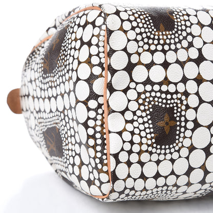 Louis Vuitton Monogram Kusama Town Speedy 30 White 8 of 15