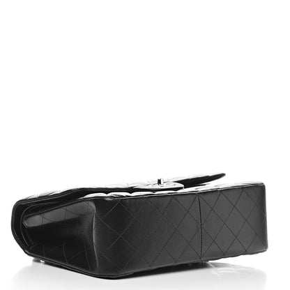 Chanel Lambskin Quilted Jumbo Double Flap Black 4 of 11