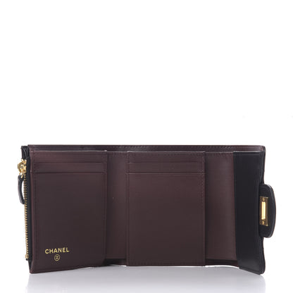 Chanel Aged Calfskin Quilted Reissue Compact Wallet Black 5 of 8