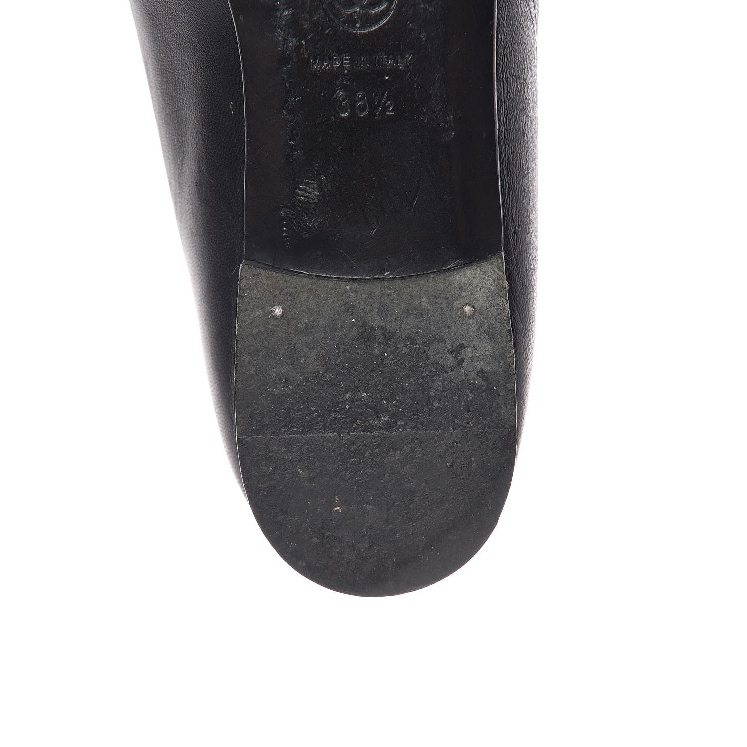 Chanel Lambskin Patent CC Cap Toe Ballerina Flats 38.5 Black 13 of 20