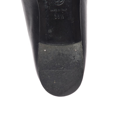 Chanel Lambskin Patent CC Cap Toe Ballerina Flats 38.5 Black 13 of 20