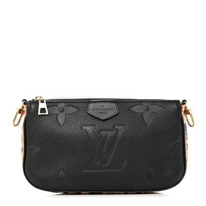 Louis Vuitton Empreinte Monogram Giant Wild At Heart Multi Pochette Accessories Mini Pochette Black 1 of 6
