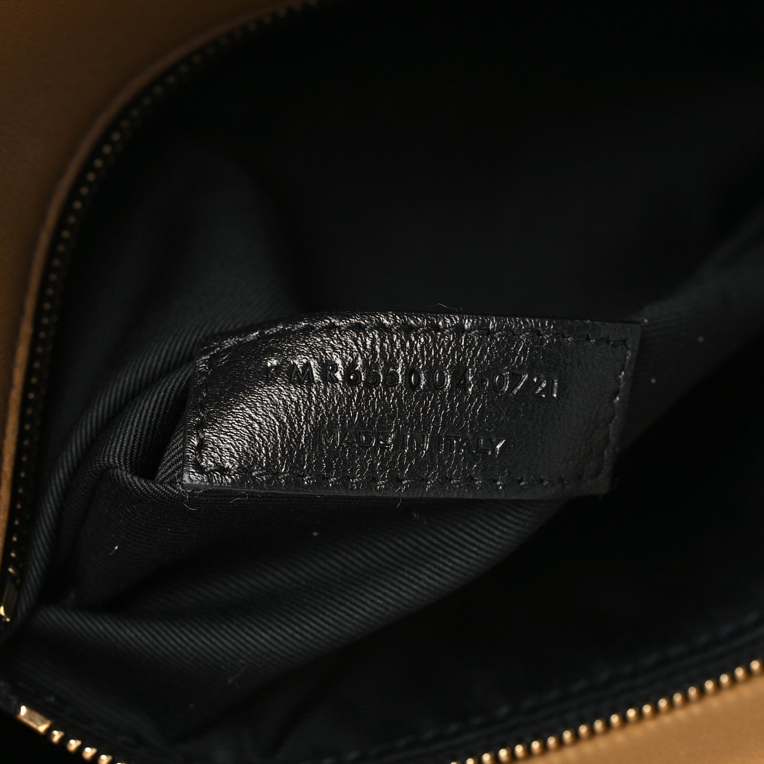 Saint Laurent Shearling Lambskin Quilted Sade Puffer Envelope Clutch Natural Brown 7 of 9