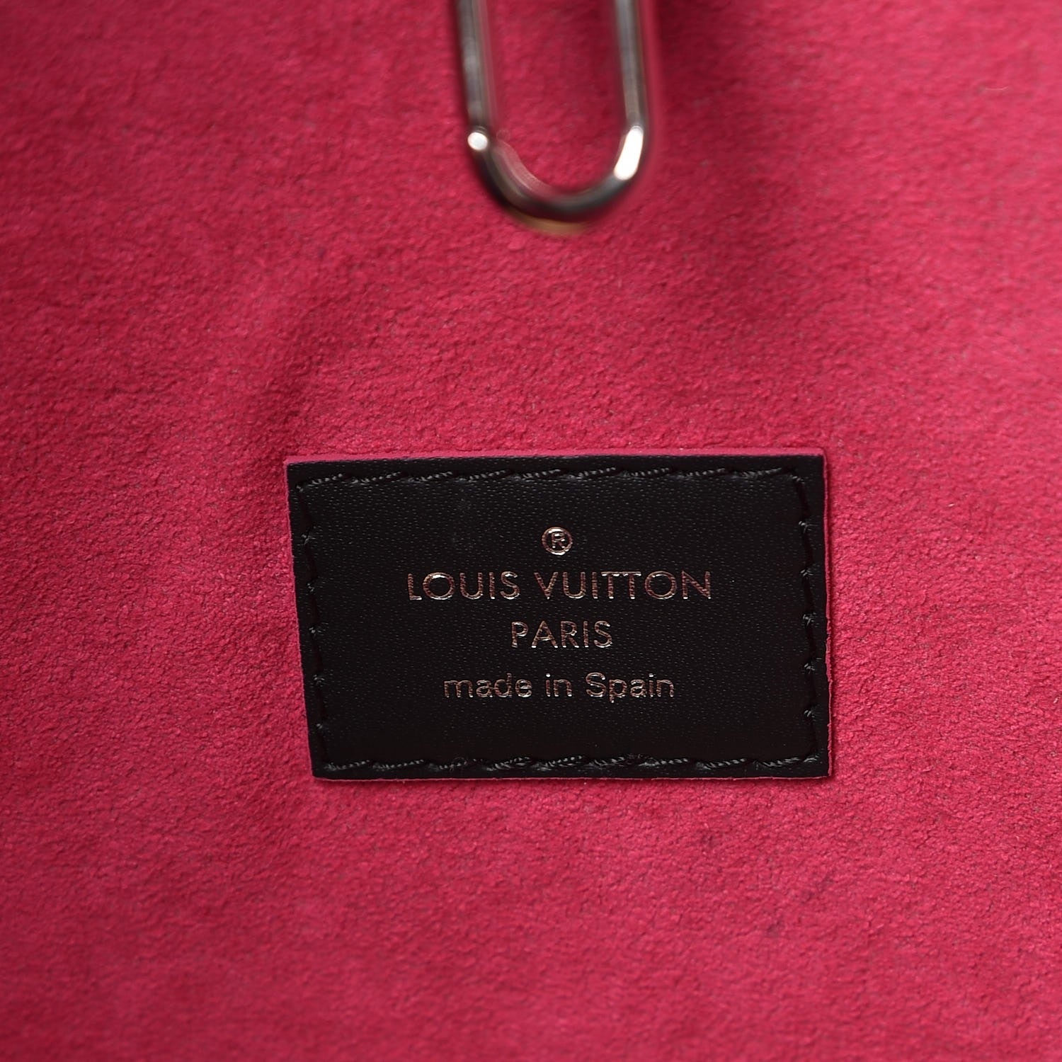 Louis Vuitton Epi Neverfull MM Black Hot Pink 7 of 12