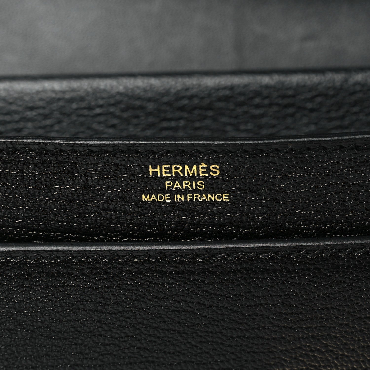 Hermes Chevre Mysore Verrou Clutch Black 6 of 10