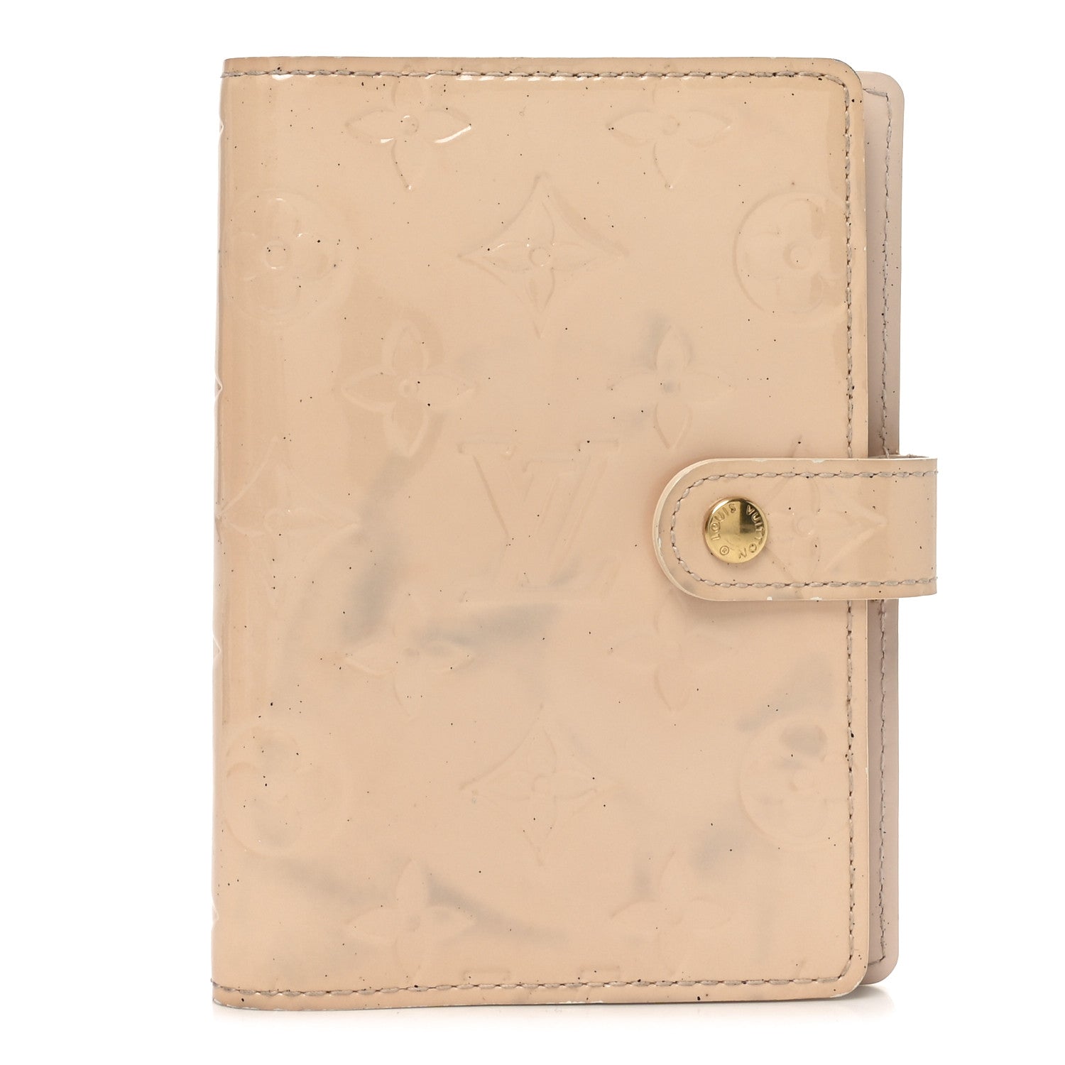 Louis Vuitton Vernis Small Ring Agenda Cover Marshmallow 1 of 6