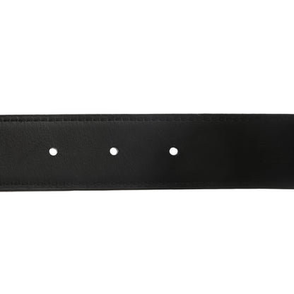 Hermes Chamonix Togo H Belt 95 Black Gold 5 of 6