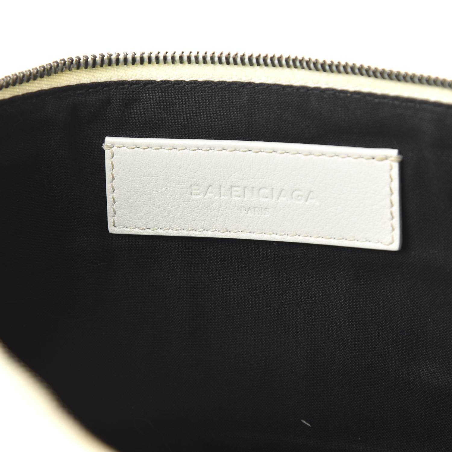 Balenciaga Calfskin Logo Everyday Second Bag White 8 of 12