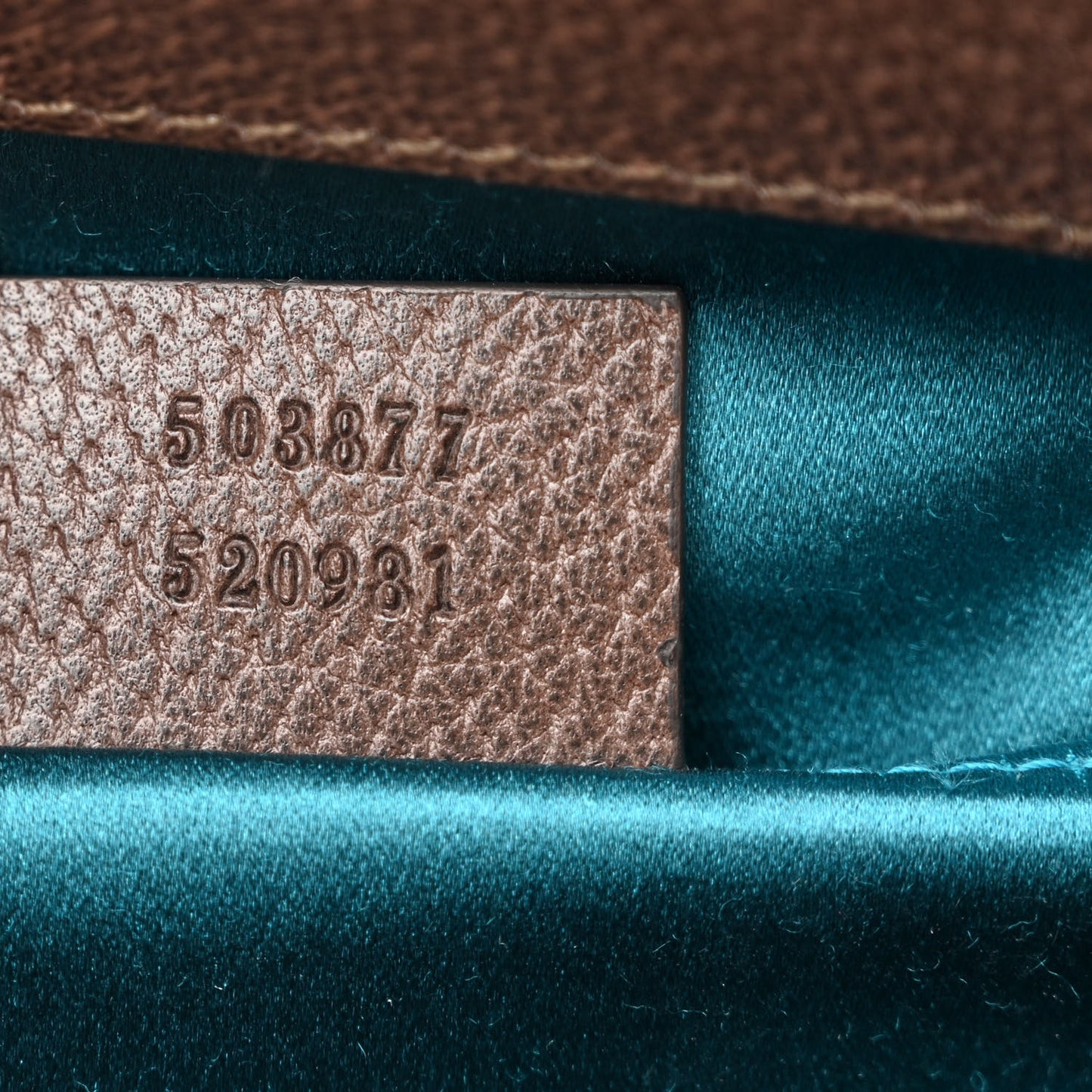 GG Supreme Monogram Web Small Ophidia Chain Shoulder Bag Brown