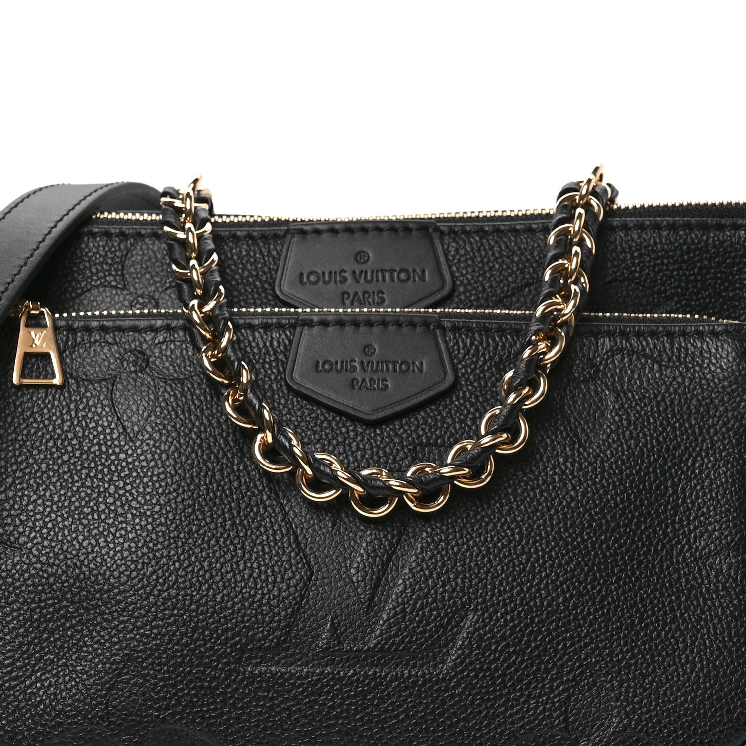 Louis Vuitton Empreinte Monogram Giant Multi Pochette Accessories Black 7 of 9
