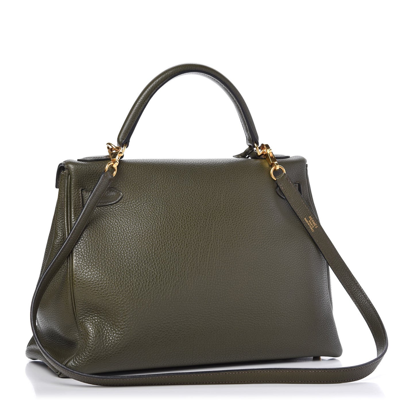 Togo Kelly Retourne 32 Vert Olive