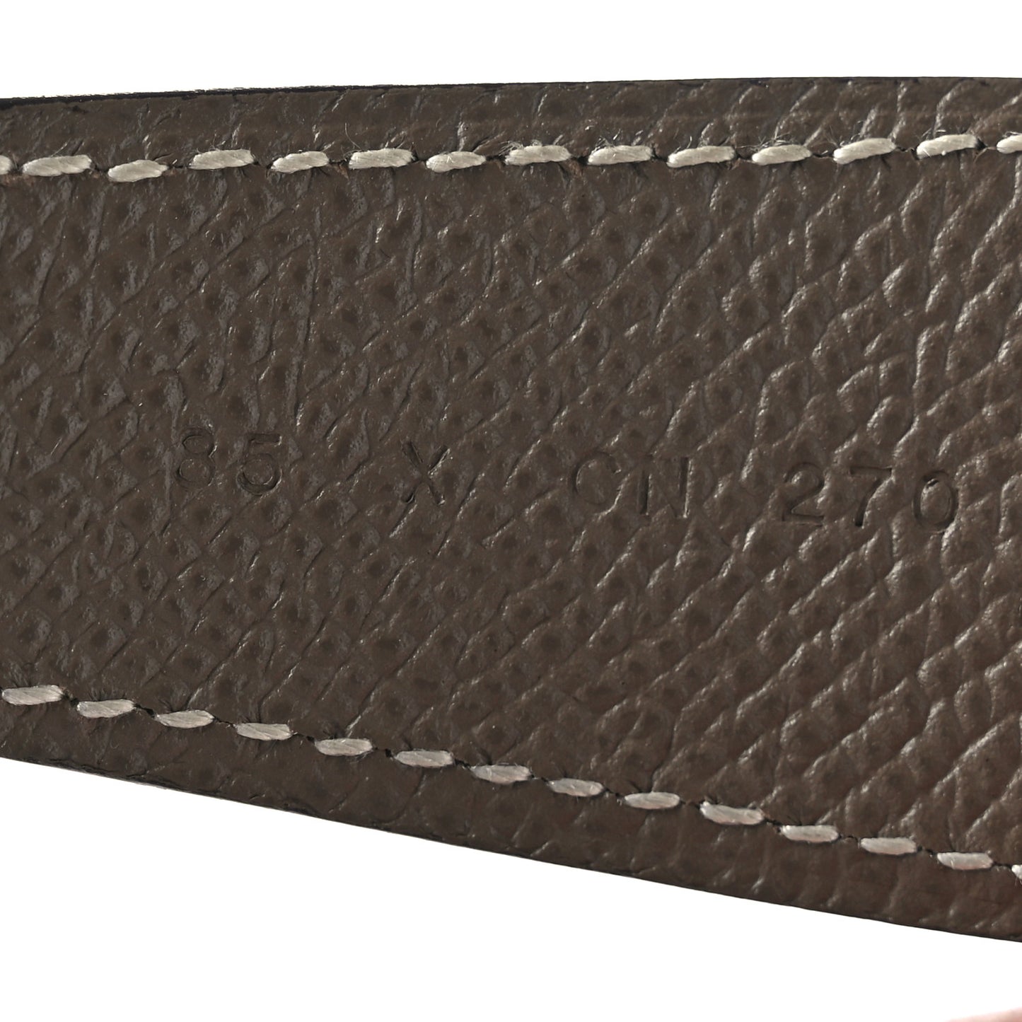 Swift Epsom 32mm H Belt 85 34 Black Etoupe